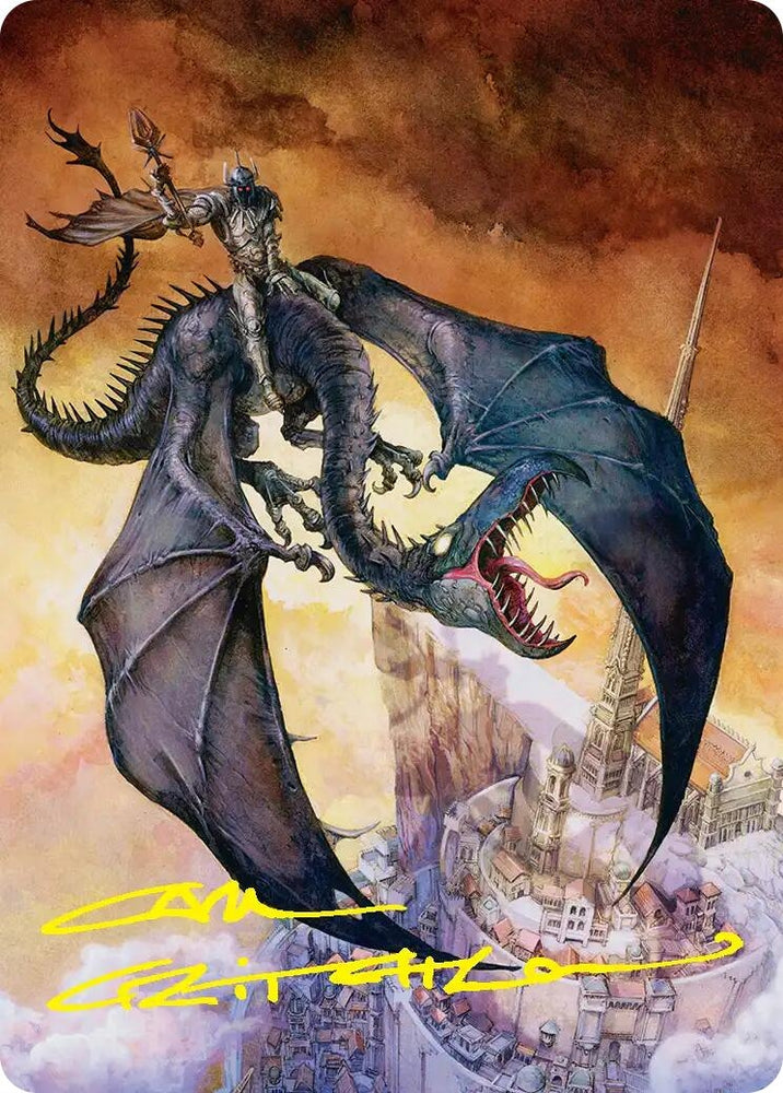 Image for Witch-king, Bringer of Ruin Art Card (Gold-Stamped Signature) (32) (ASHOB) - Magic: The Gathering