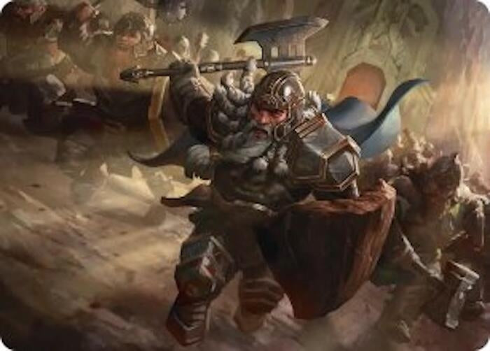 Image for Thorin, Mountain-king Art Card (19) (ASHOB) - Magic: The Gathering