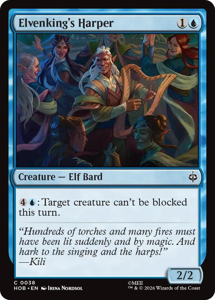 Image for Elvenking's Harper (38) (HOB) - Magic: The Gathering