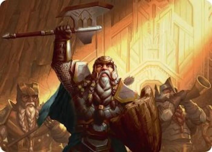 Image for Thorin, Company's Leader Art Card (47) (ASHOB) - Magic: The Gathering