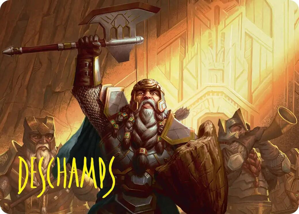 Image for Thorin, Company's Leader Art Card (Gold-Stamped Signature) (47) (ASHOB) - Magic: The Gathering