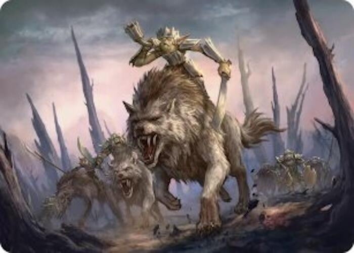 Image for Signal the Onslaught Art Card (52) (ASHOB) - Magic: The Gathering