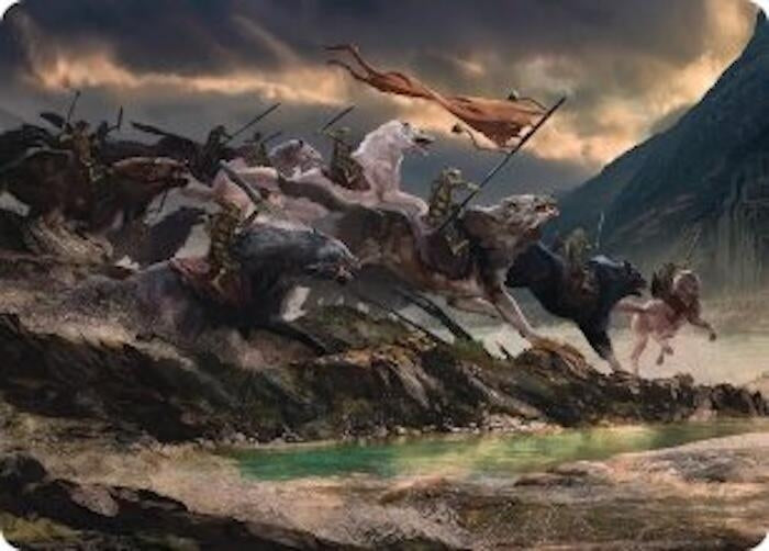 Image for Tide of Fury and Disorder Art Card (53) (ASHOB) - Magic: The Gathering