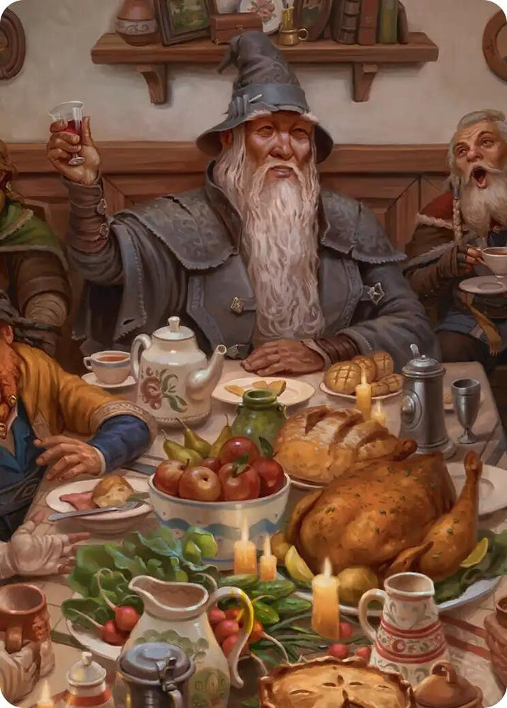 Image for Gandalf, Party Guest Art Card (2/12) (2) (ASHOB) - Magic: The Gathering