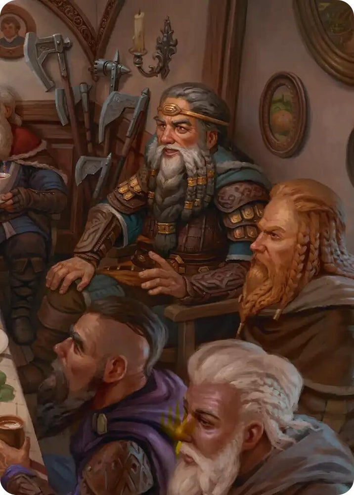 Image for Thorin, King of Durin's Folk Art Card (3/12) (3) (ASHOB) - Magic: The Gathering