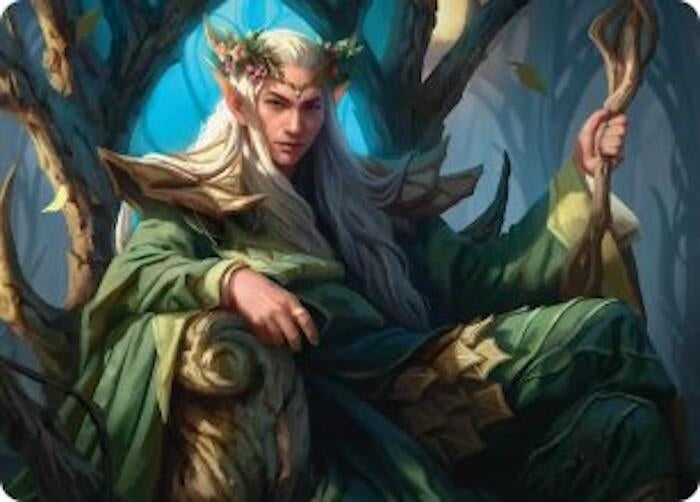 Image for Thranduil, the Elvenking Art Card (22) (ASHOB) - Magic: The Gathering