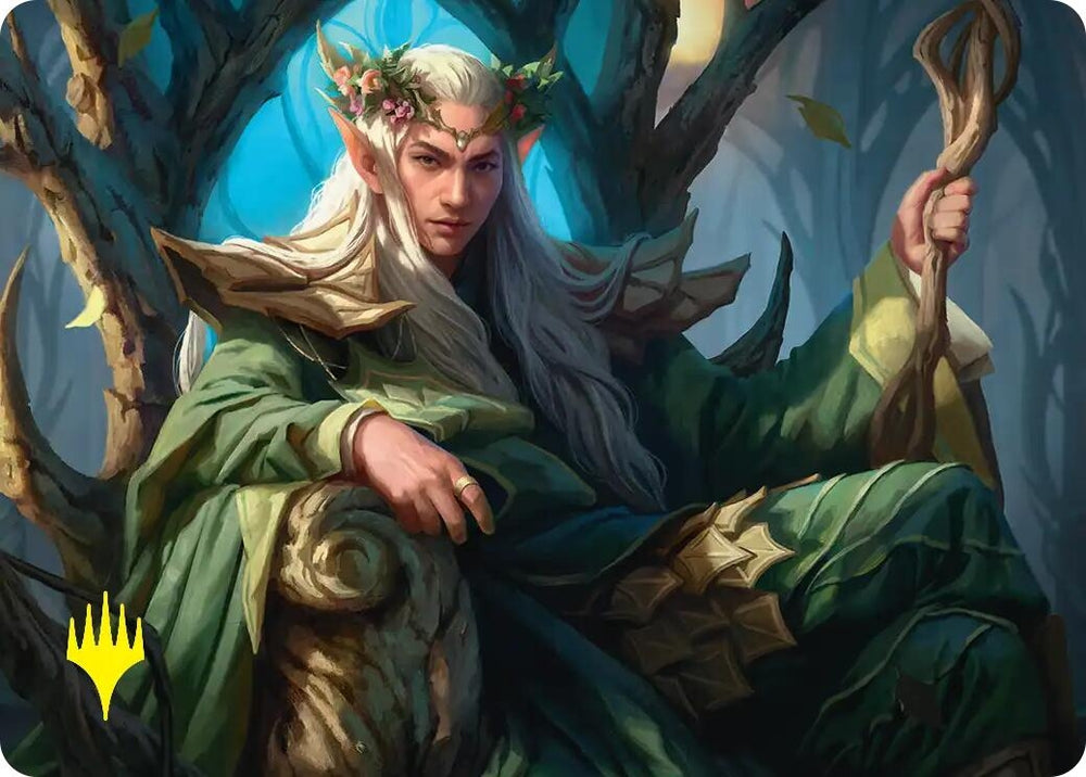 Image for Thranduil, the Elvenking Art Card (Gold-Stamped) (22) (ASHOB) - Magic: The Gathering