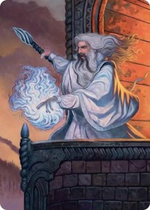 Image for Saruman of Many Colors Art Card (35) (ASHOB) - Magic: The Gathering