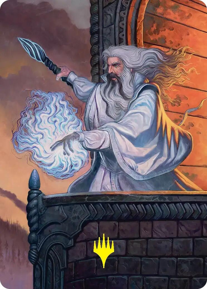 Image for Saruman of Many Colors Art Card (Gold-Stamped) (35) (ASHOB) - Magic: The Gathering