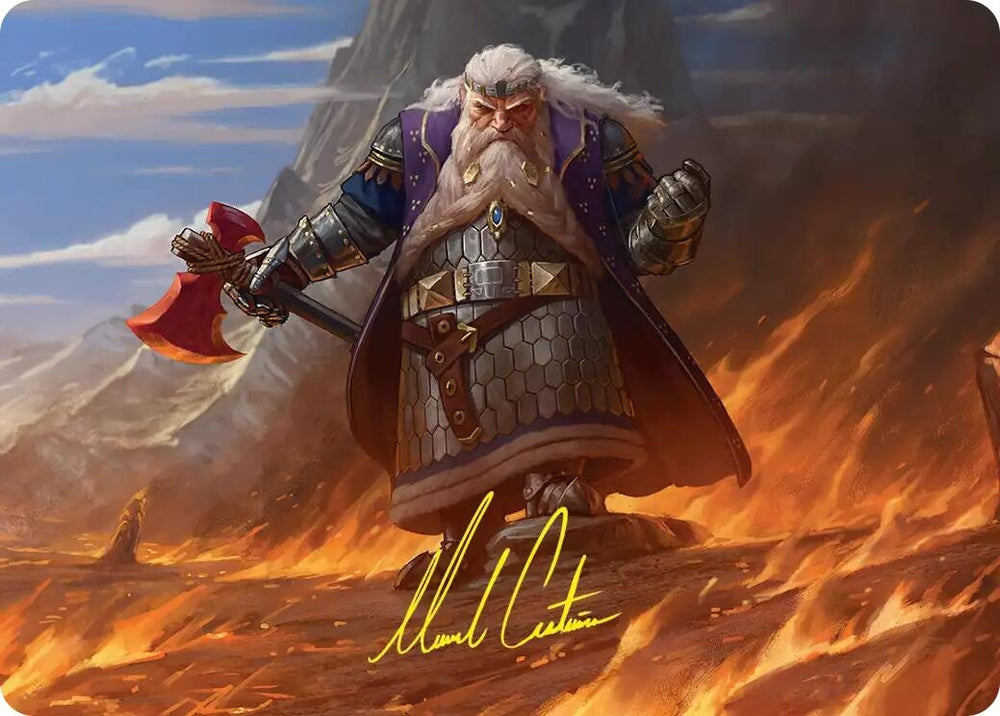 Image for Dain of the Ancient Halls Art Card (Gold-Stamped Signature) (48) (ASHOB) - Magic: The Gathering