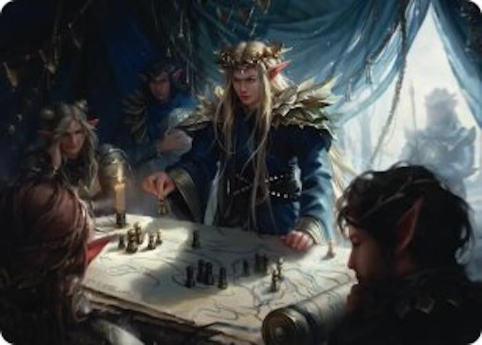 Image for Thranduil the Strategist Art Card (49) (ASHOB) - Magic: The Gathering