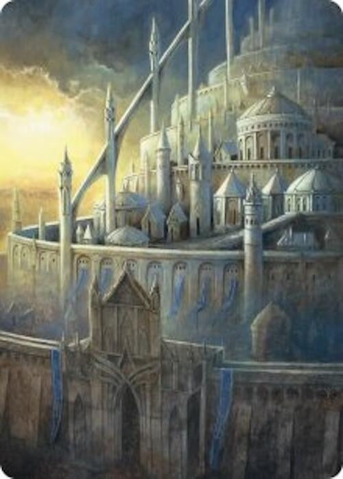 Image for Minas Tirith Art Card (38) (ASHOB) - Magic: The Gathering