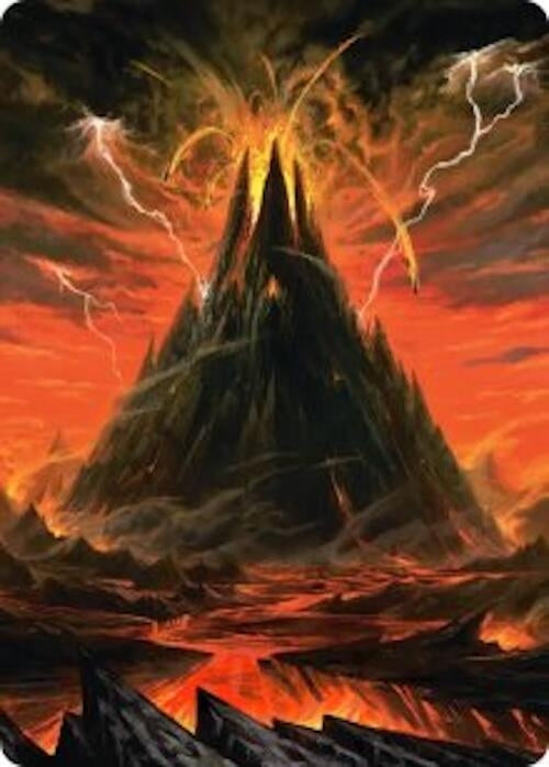 Image for Mount Doom Art Card (39) (ASHOB) - Magic: The Gathering