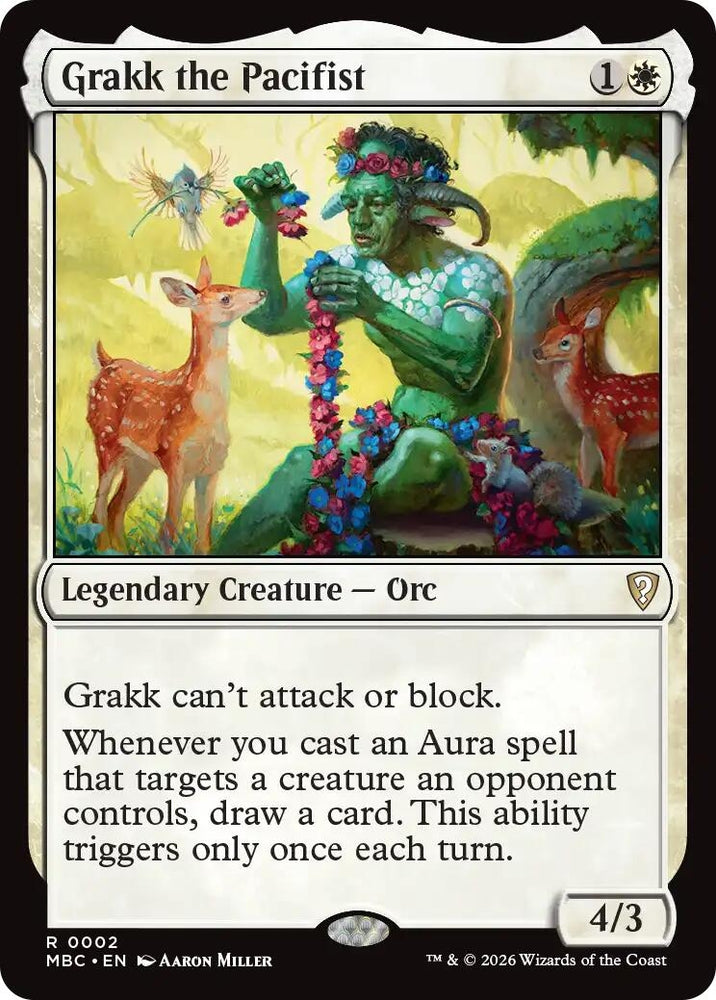 Image for Grakk the Pacifist (2) (MBC) - Magic: The Gathering