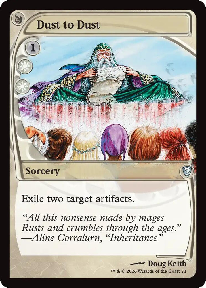 Image for Dust to Dust (Future Sight) (71) (MBC) - Magic: The Gathering