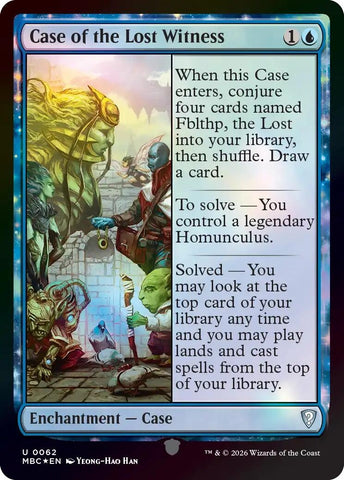 Image for Case of the Lost Witness (62) (MBC) - Magic: The Gathering
