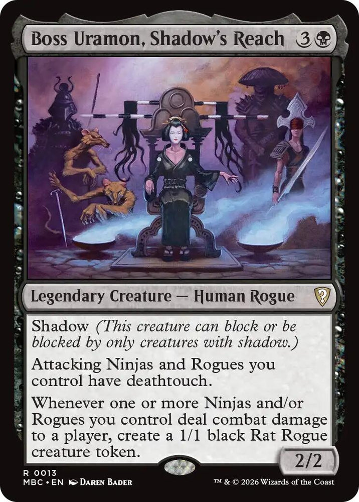 Image for Boss Uramon, Shadow's Reach (13) (MBC) - Magic: The Gathering