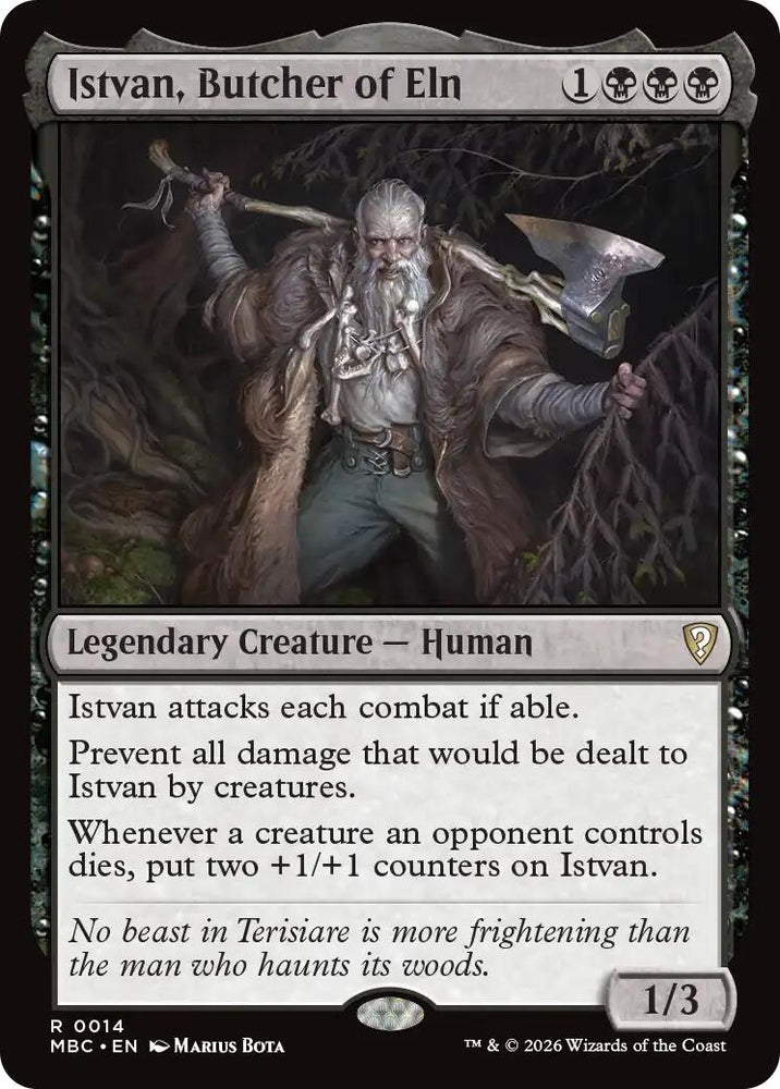 Image for Istvan, Butcher of Eln (14) (MBC) - Magic: The Gathering