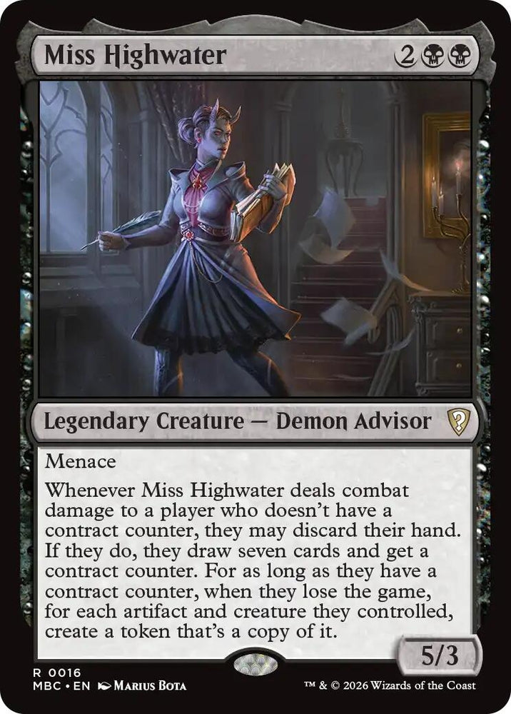 Image for Miss Highwater (16) (MBC) - Magic: The Gathering
