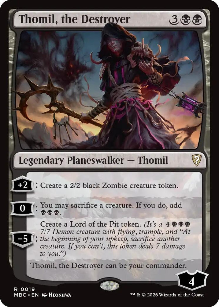 Image for Thomil, the Destroyer (19) (MBC) - Magic: The Gathering