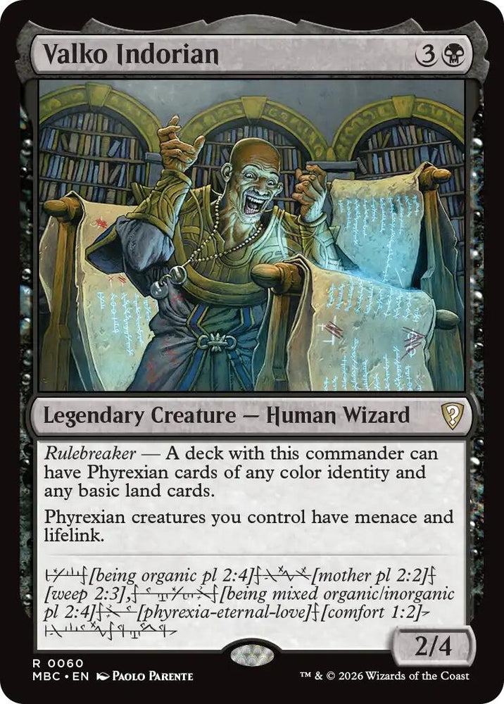 Image for Valko Indorian (60) (MBC) - Magic: The Gathering