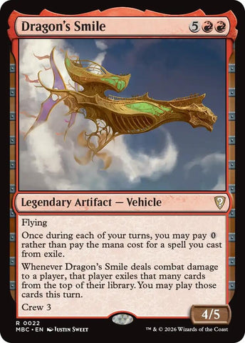 Image for Dragon's Smile (22) (MBC) - Magic: The Gathering