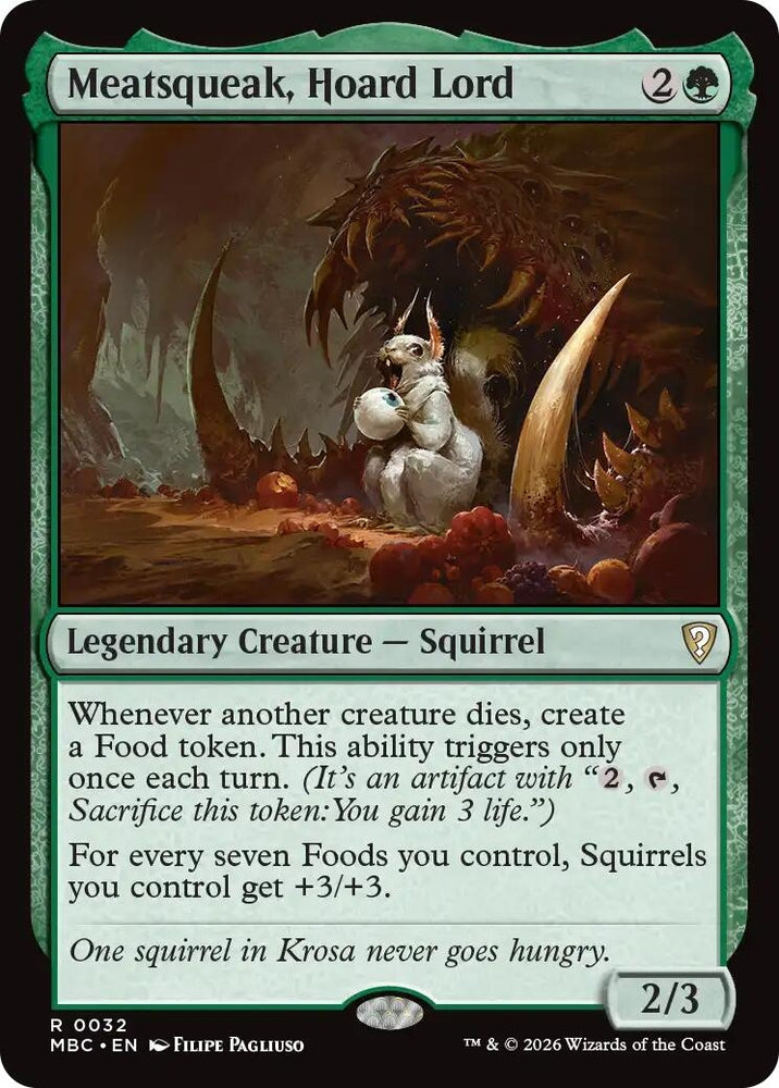 Image for Meatsqueak, Hoard Lord (32) (MBC) - Magic: The Gathering