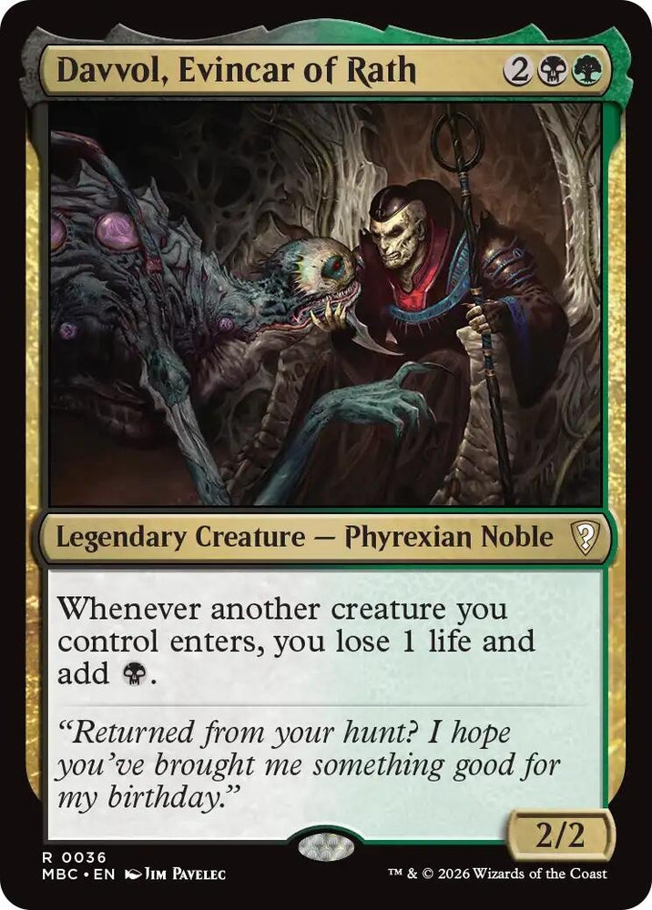 Image for Davvol, Evincar of Rath (36) (MBC) - Magic: The Gathering