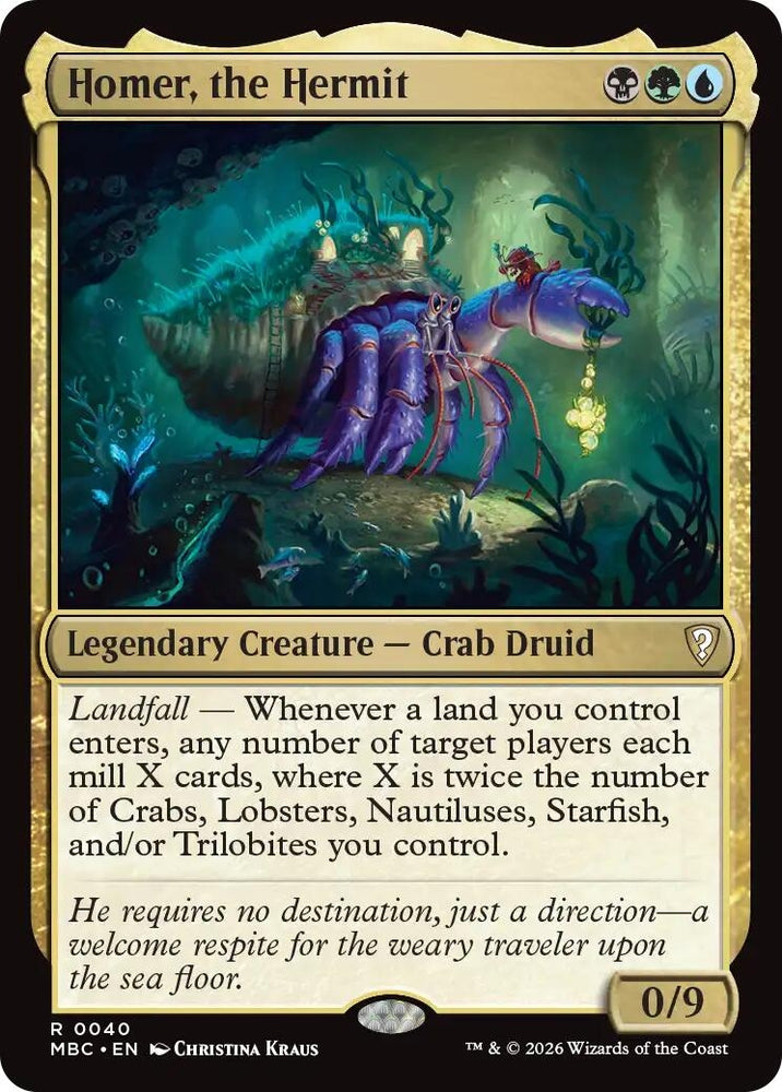 Image for Homer, the Hermit (40) (MBC) - Magic: The Gathering