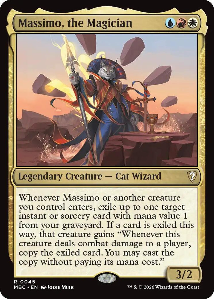 Image for Massimo, the Magician (45) (MBC) - Magic: The Gathering
