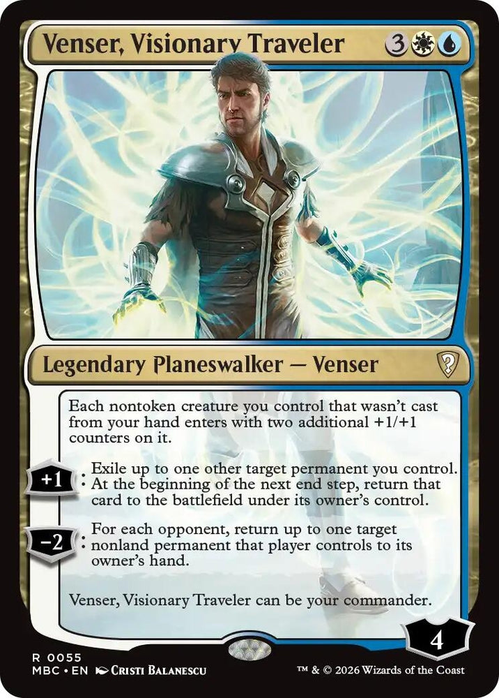 Image for Venser, Visionary Traveler (55) (MBC) - Magic: The Gathering