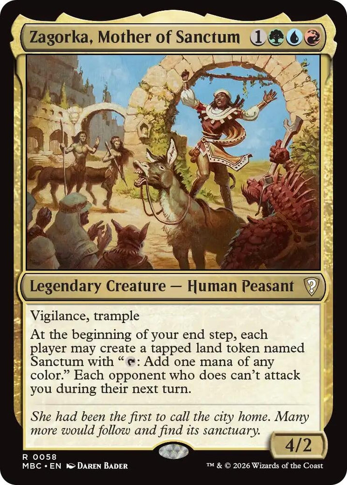Image for Zagorka, Mother of Sanctum (58) (MBC) - Magic: The Gathering