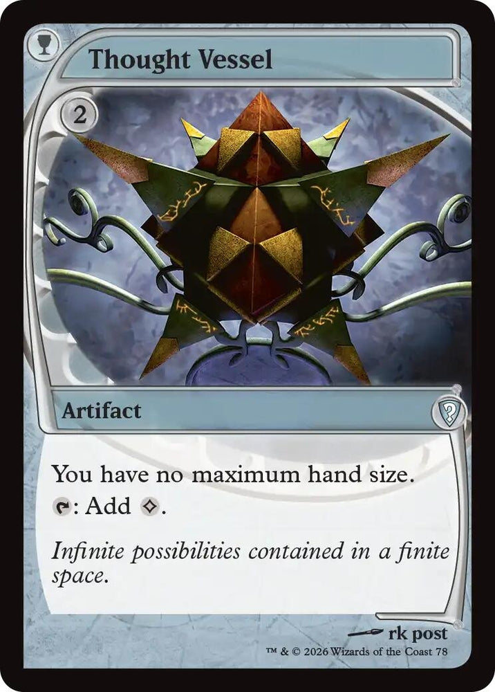 Image for Thought Vessel (Future Sight) (78) (MBC) - Magic: The Gathering