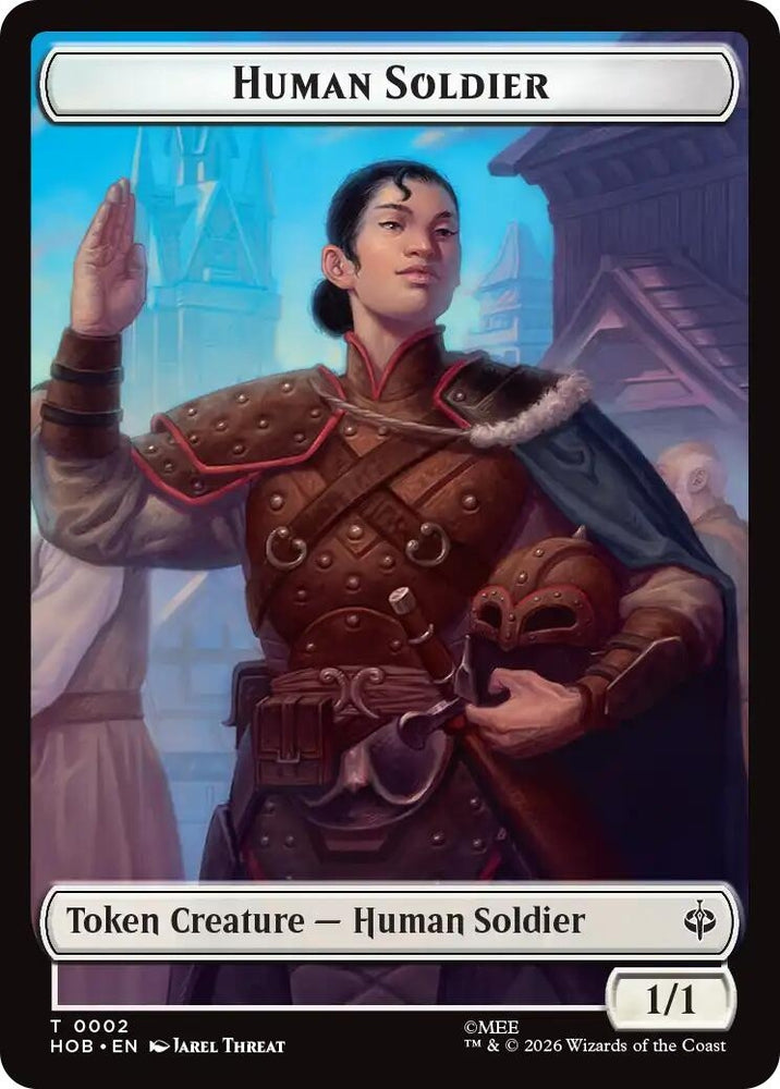 Image for Human Soldier // Goblin Army (0004) Double-Sided Token (2 // 4) (HOB) - Magic: The Gathering