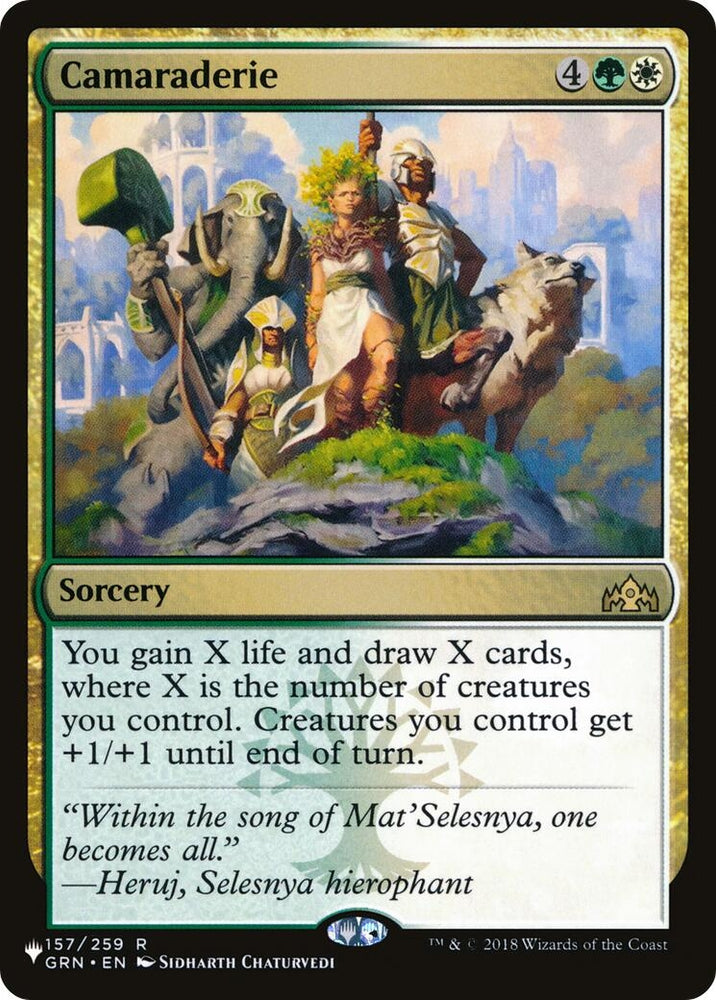 Image for Camaraderie (157) (LIST) - Magic: The Gathering