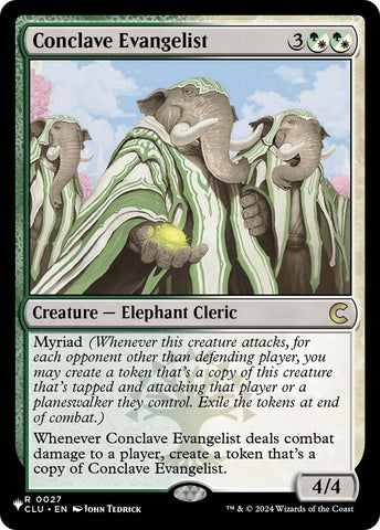Image for Conclave Evangelist (27) (LIST) - Magic: The Gathering