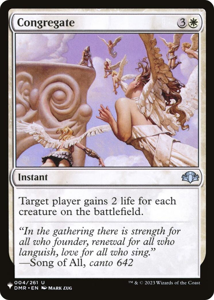 Image for Congregate (DMR) (4) (LIST) - Magic: The Gathering