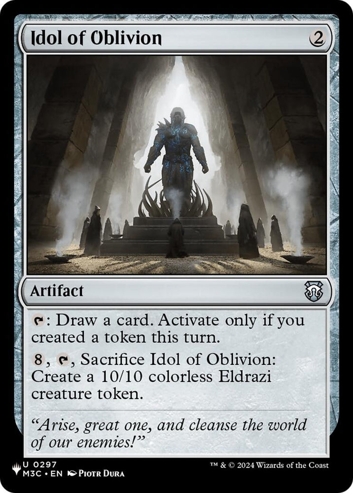 Image for Idol of Oblivion (M3C) (297) (LIST) - Magic: The Gathering