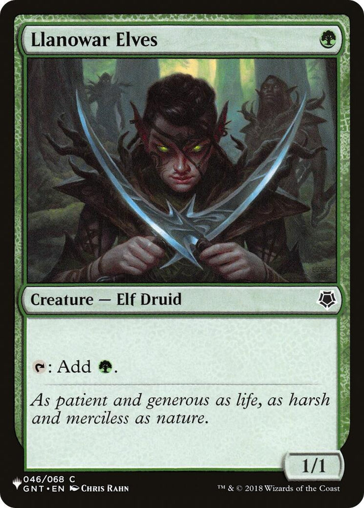 Image for Llanowar Elves (GNT) (46) (LIST) - Magic: The Gathering