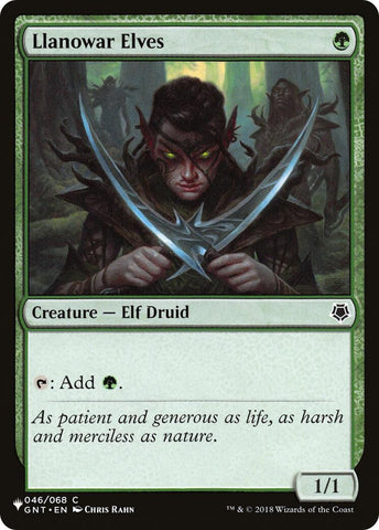Image for Llanowar Elves (GNT) (46) (LIST) - Magic: The Gathering