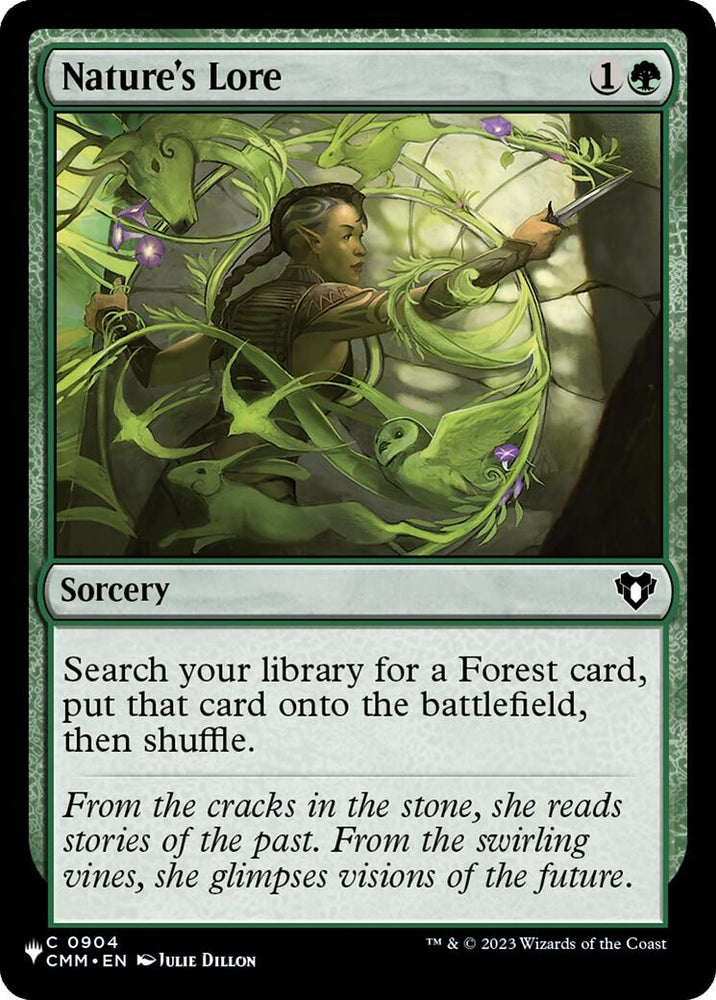 Image for Nature's Lore (CMM) (904) (LIST) - Magic: The Gathering