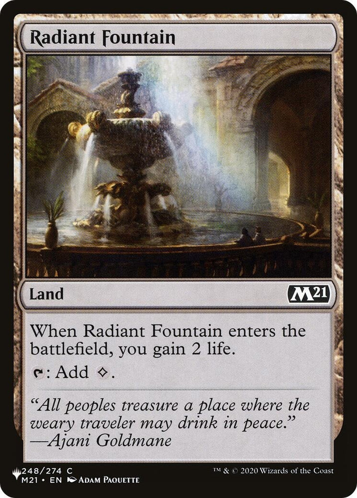 Image for Radiant Fountain (248) (LIST) - Magic: The Gathering
