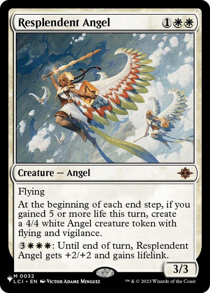 Image for Resplendent Angel (32) (LIST) - Magic: The Gathering