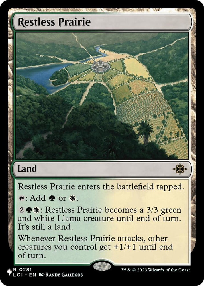 Image for Restless Prairie (281) (LIST) - Magic: The Gathering