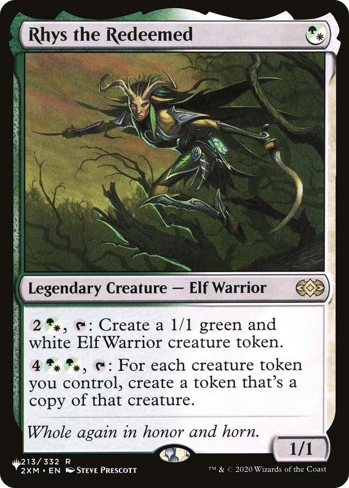 Image for Rhys the Redeemed (2XM) (213) (LIST) - Magic: The Gathering