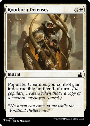 Image for Rootborn Defenses (RVR) (26) (LIST) - Magic: The Gathering