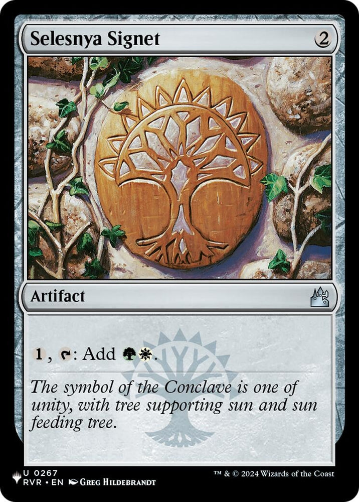 Image for Selesnya Signet (267) (LIST) - Magic: The Gathering