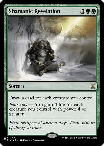 Image for Shamanic Revelation (BLC) (237) (LIST) - Magic: The Gathering