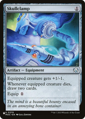 Image for Skullclamp (MOC) (379) (LIST) - Magic: The Gathering