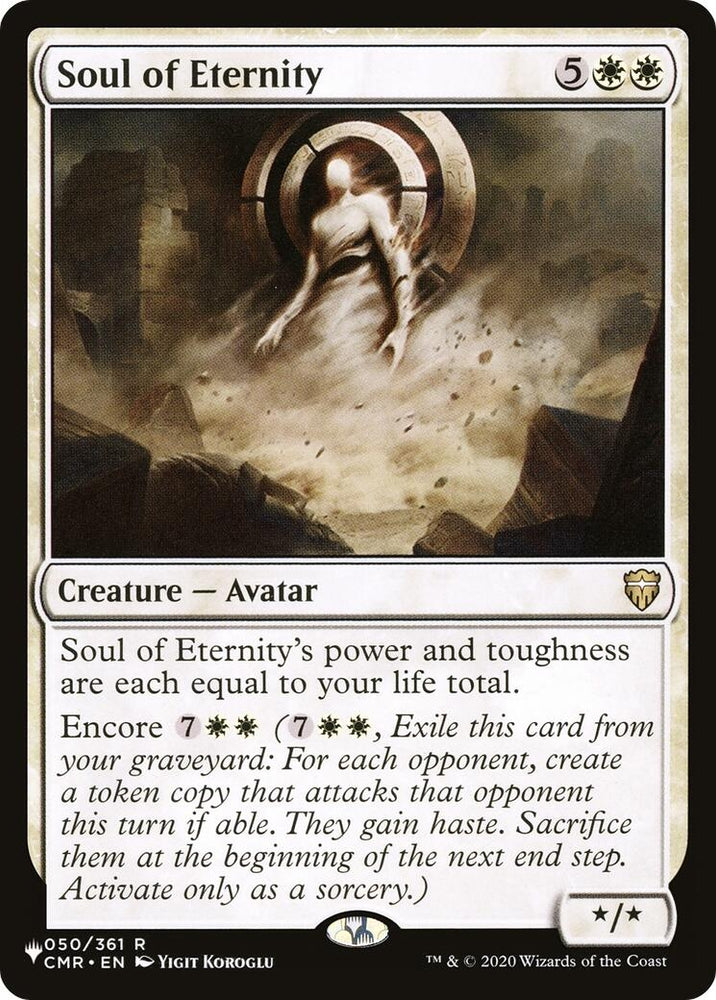 Image for Soul of Eternity (50) (LIST) - Magic: The Gathering